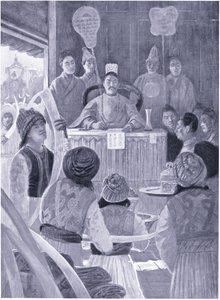 Siamese paying tribute to the emperor of China
